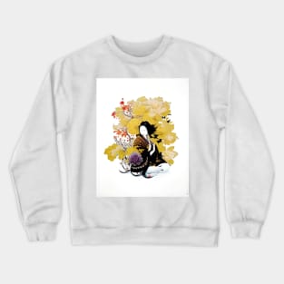 gold girl Crewneck Sweatshirt